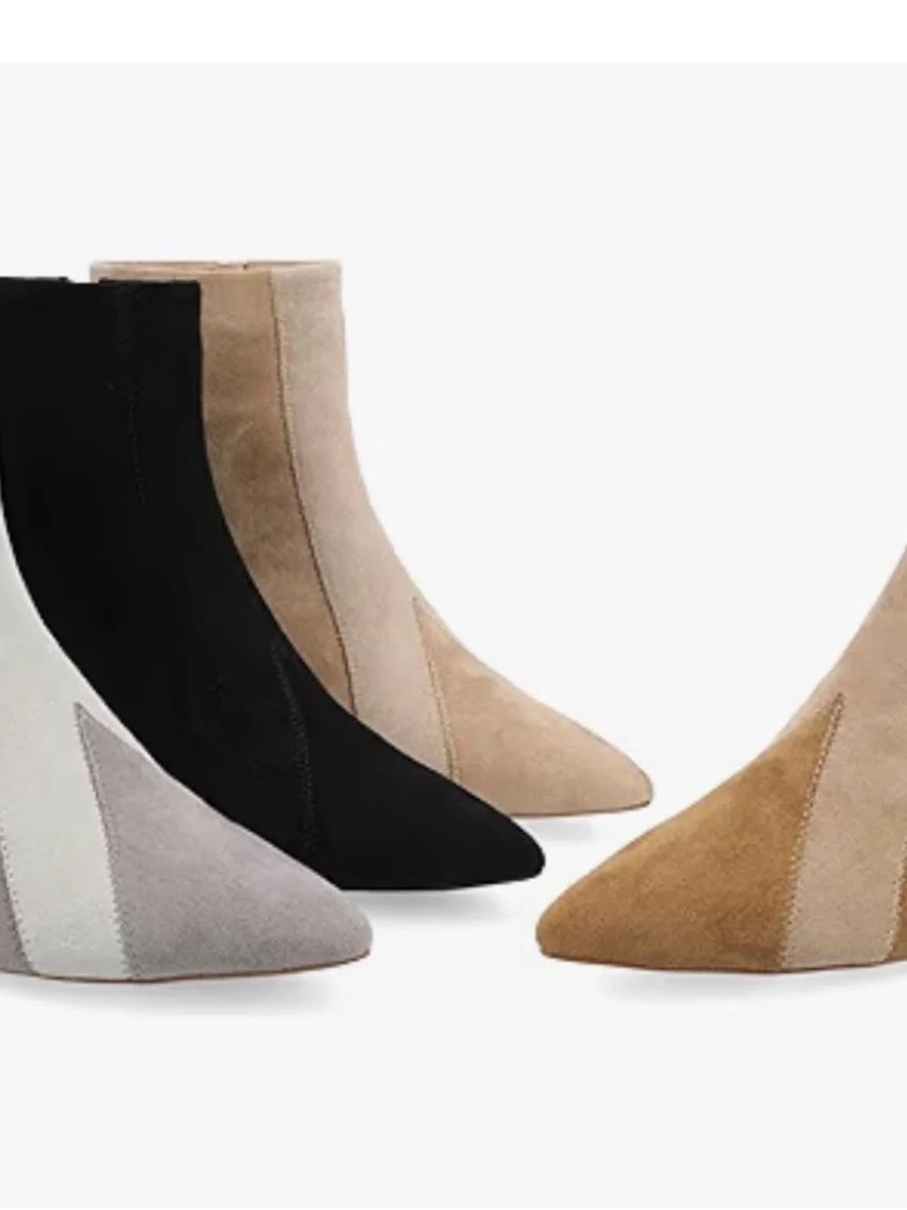 NWT Journee Collection Women's Lusinda Color Block Pointed Toe Booties size 9